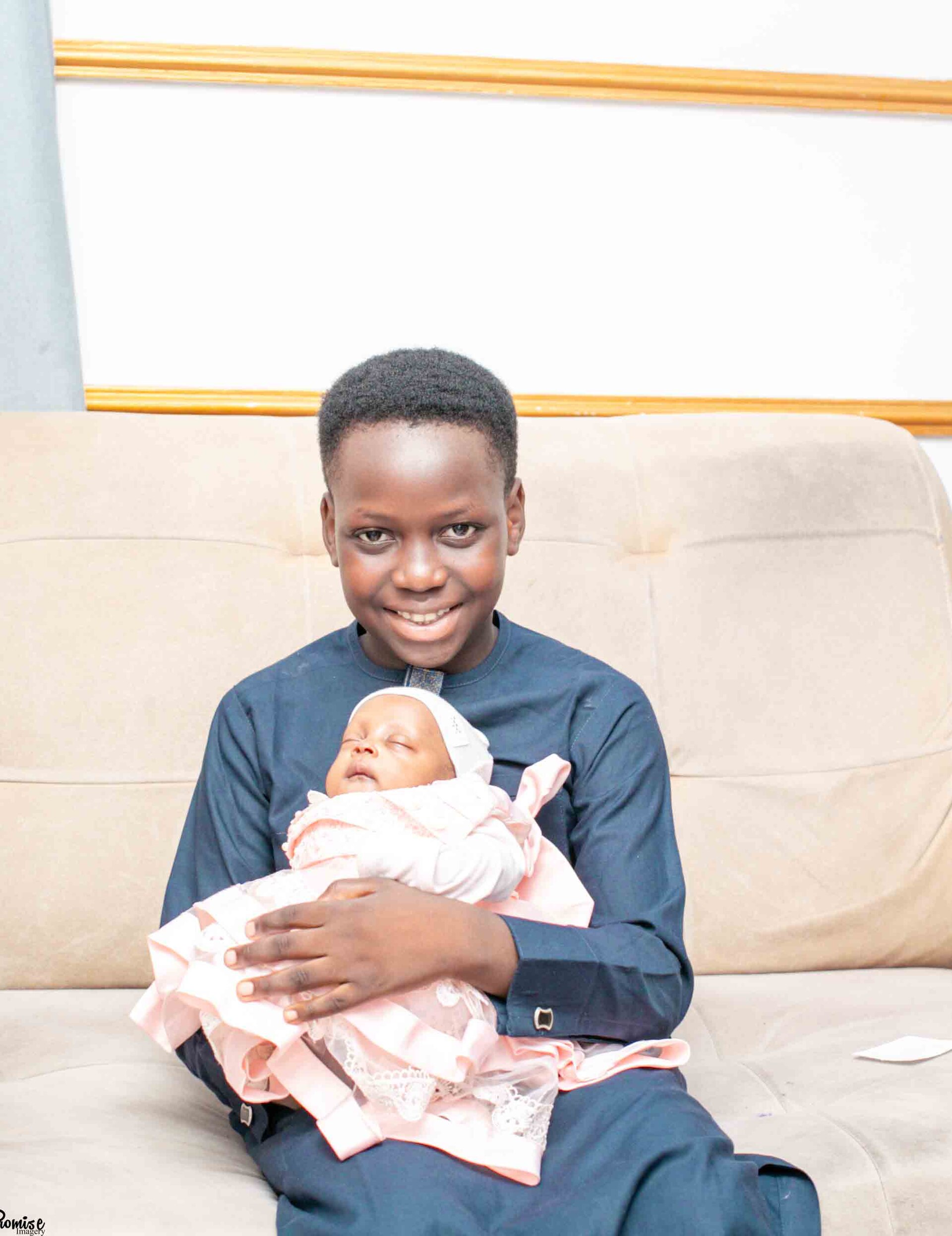 A warm Nigerian naming ceremony with family