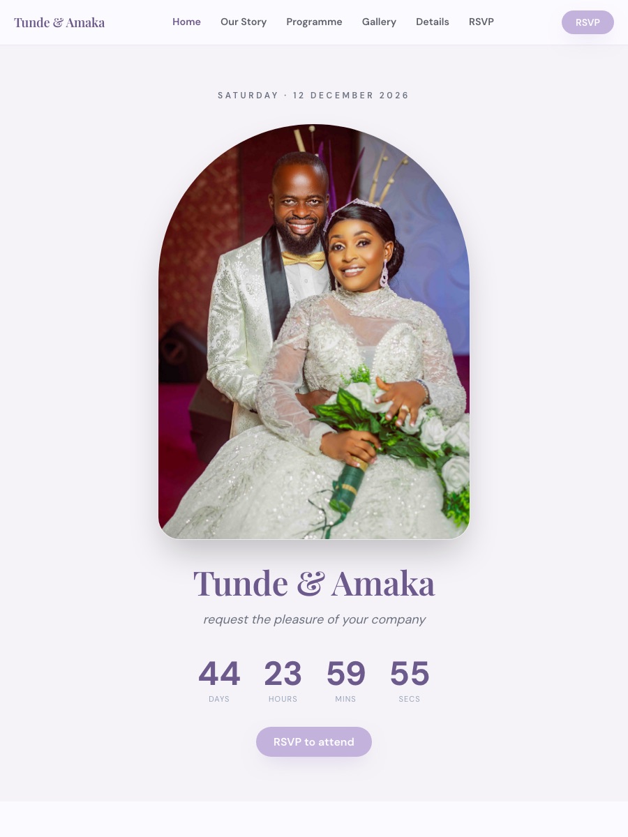 Wedding · Lavender