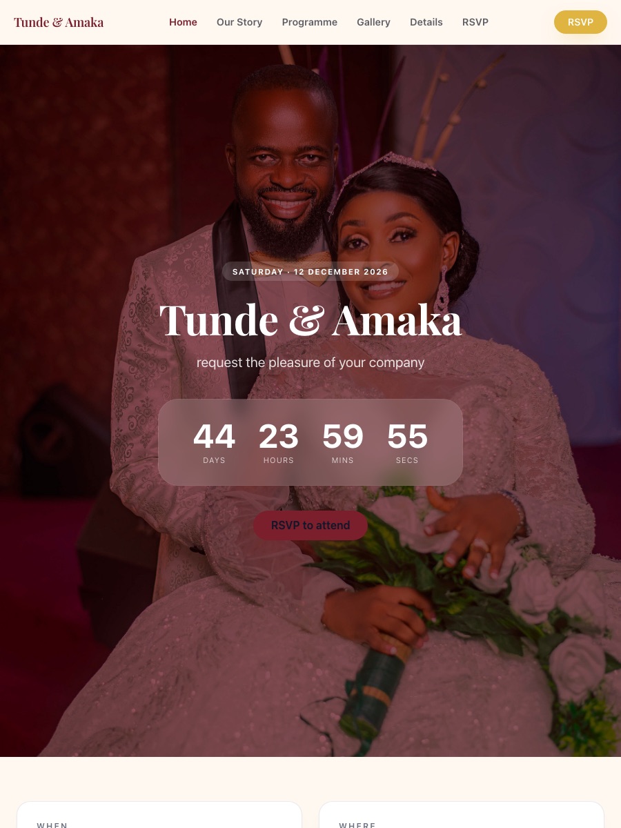 Wedding · Traditional